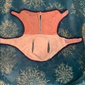 Top paw Dog Outerwear two tone Pink Fleece